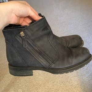 Navy blue Earth boots